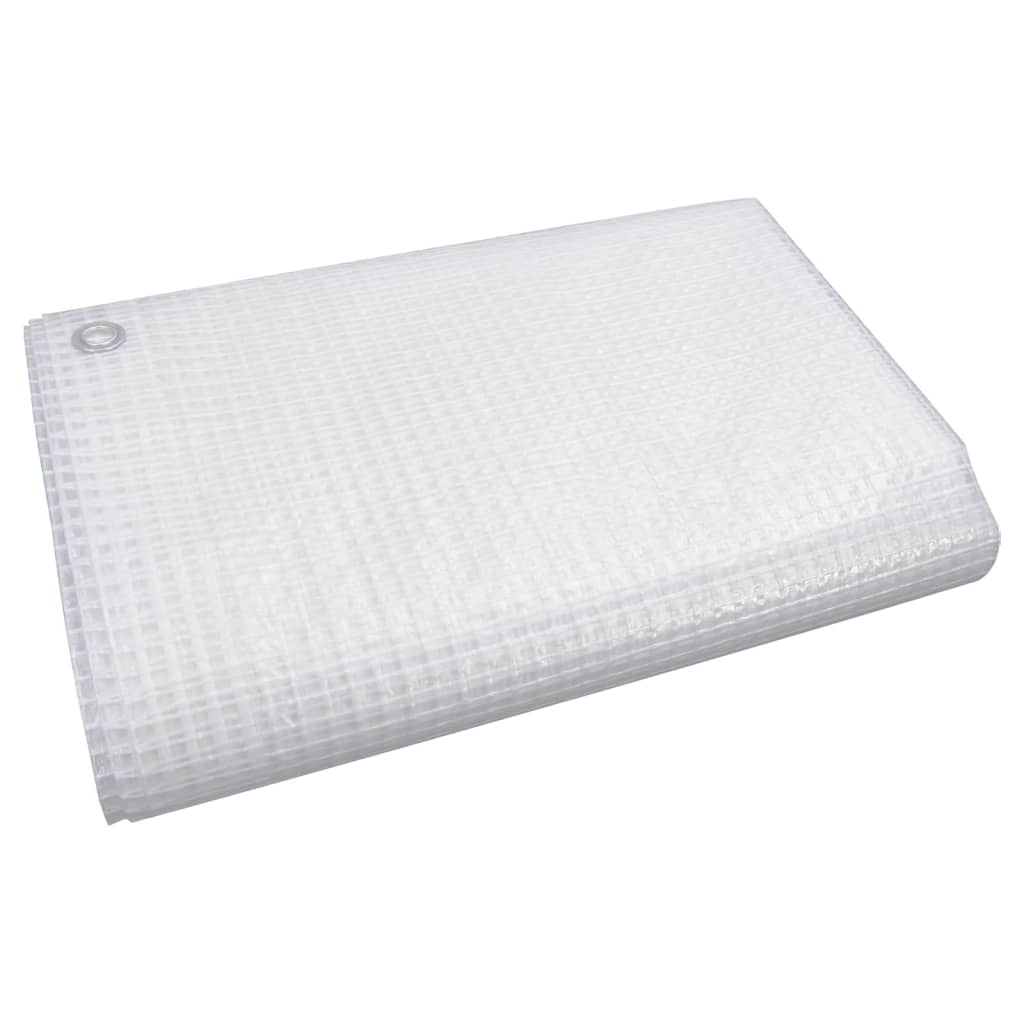 Lona de gasa de vuelta blanco 140 g/m² 8x12 m V24