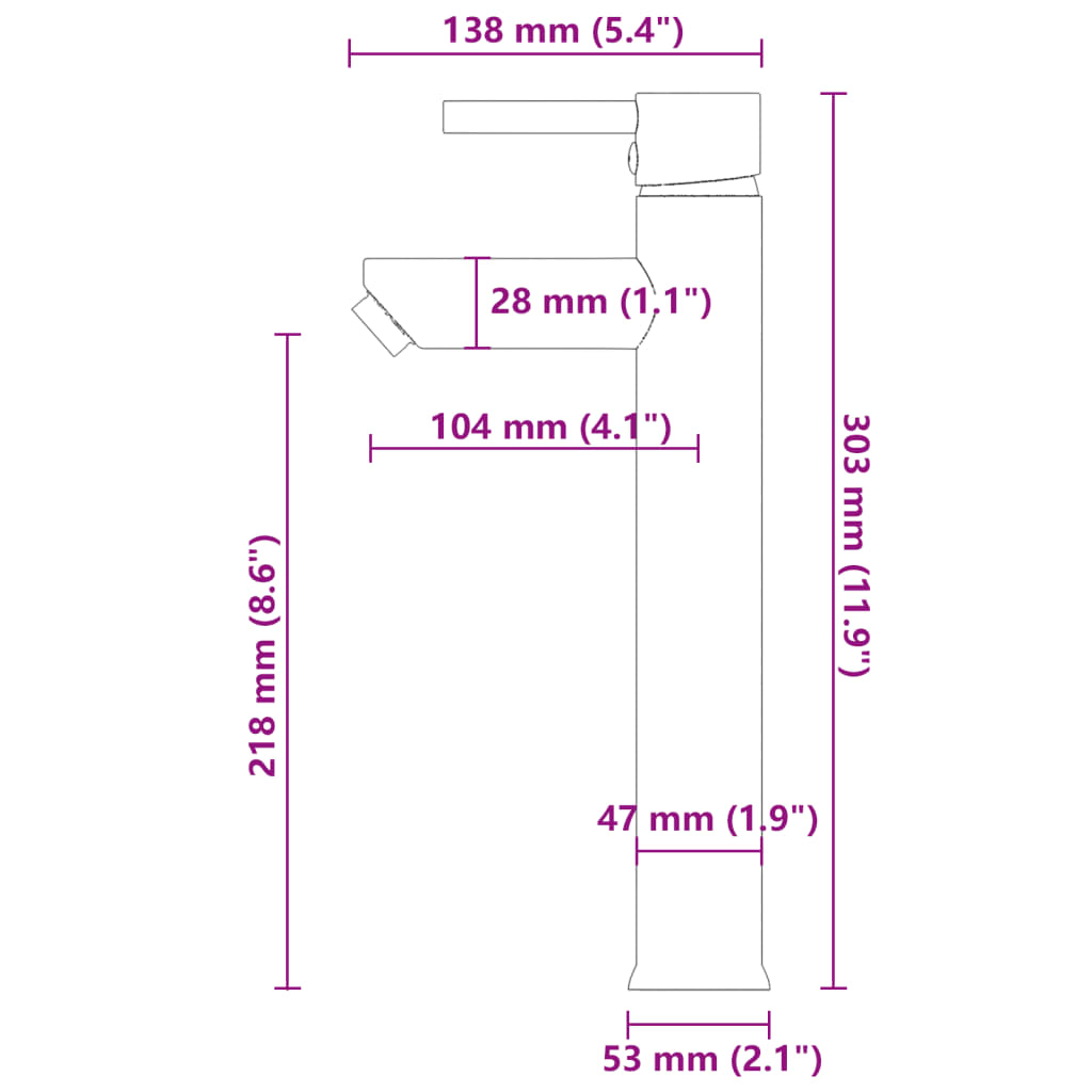 Lavabo de baño grifo y desagüe de empuje vidrio templado marrón vidaXL