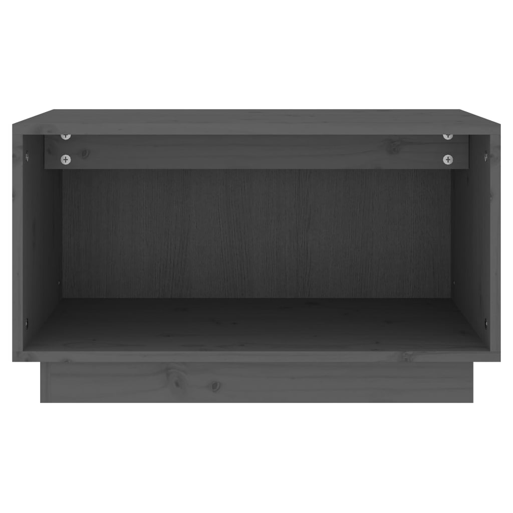 Gray pine pine wood tv furniture 60x35x35 cm