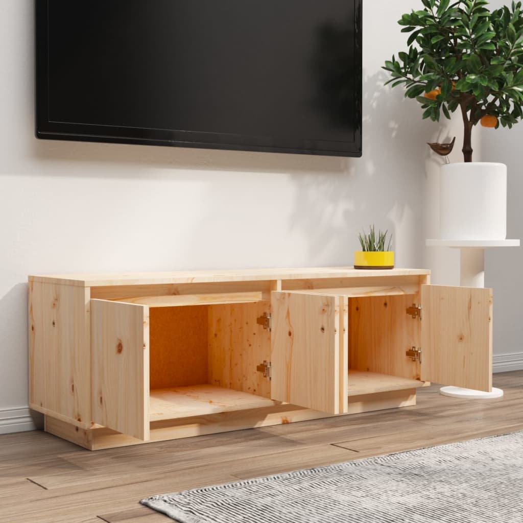 Pino solid wood tv furniture 110x34x40 cm