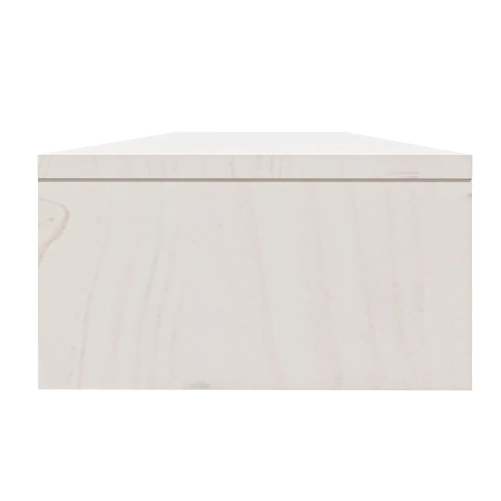 Soporte de monitor madera maciza de pino blanco 100x24x13 cm vidaXL