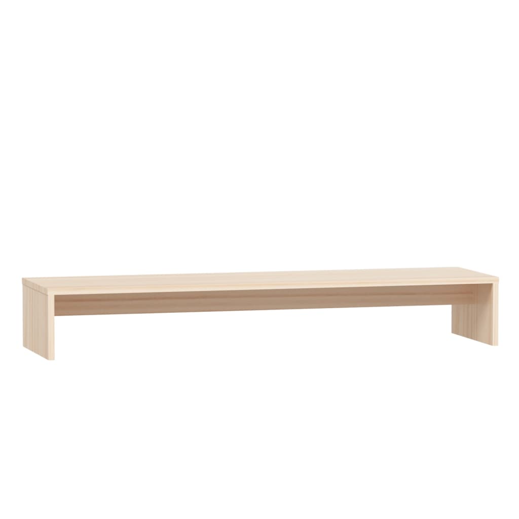 Soporte para monitor madera maciza de pino 100x27x15 cm vidaXL