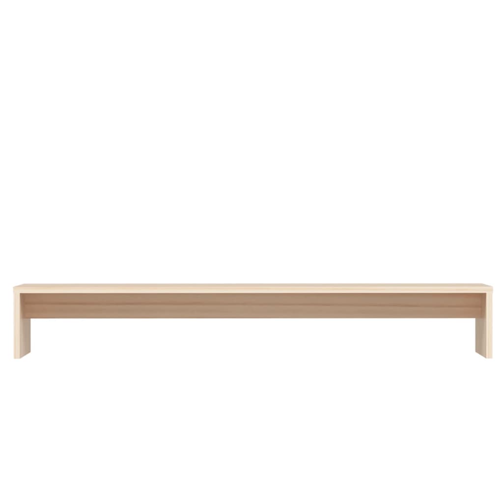 Soporte para monitor madera maciza de pino 100x27x15 cm vidaXL