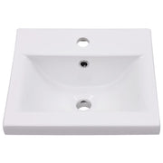 Mueble con lavabo madera de ingeniería blanco brillo V0122 Vetonek