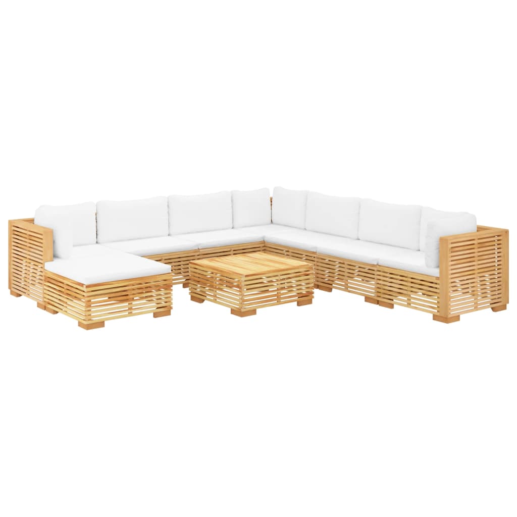 GAME GAME 9 pieces and cushions solid wood teak