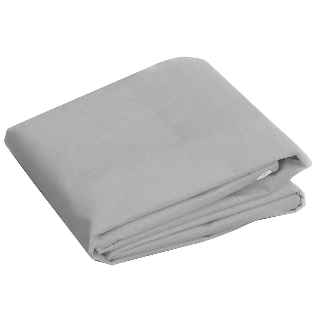 Toile HDPE gris 260 g / m² 3x6 m