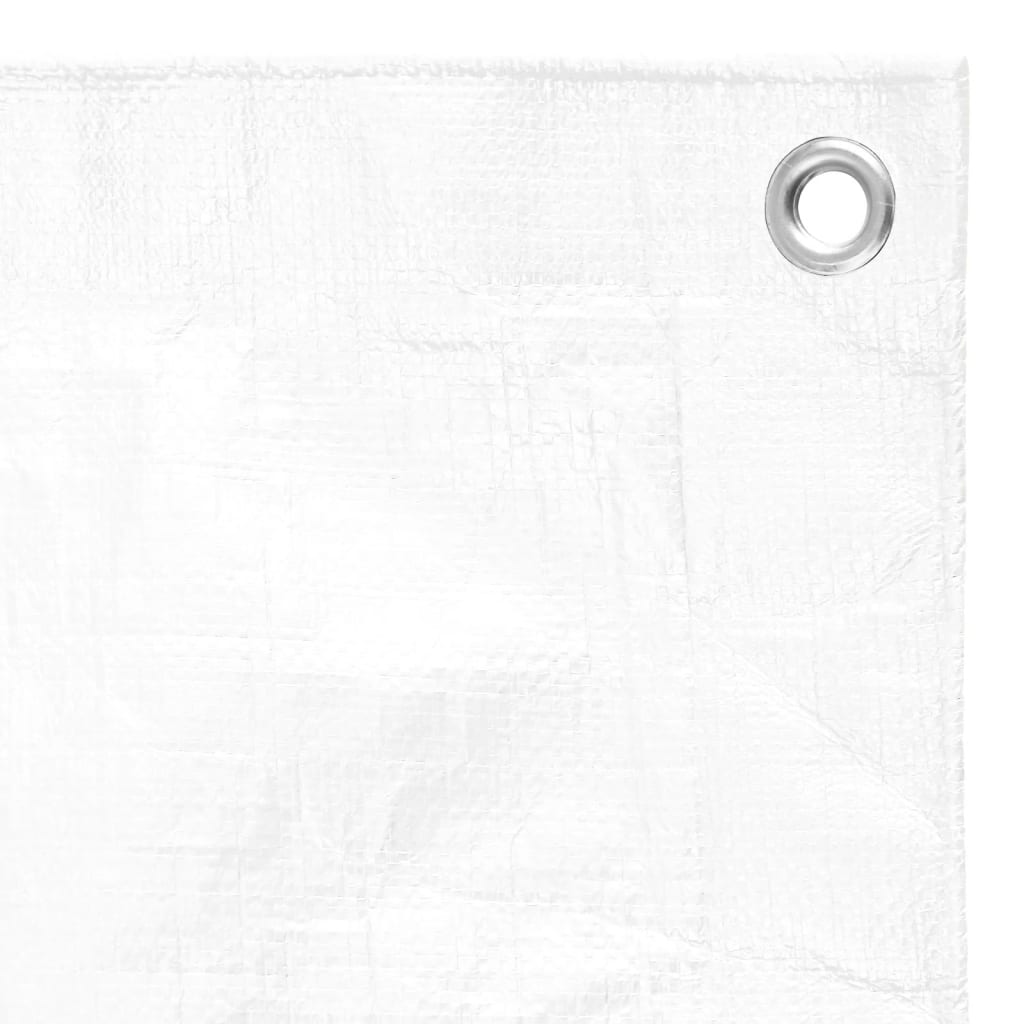 Blanc HDPE toile 180 g / m² 3x6 m V81