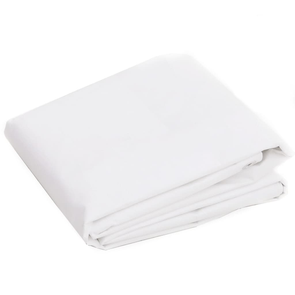 Toile HDPE blanche 260 g / m² 3x6 m