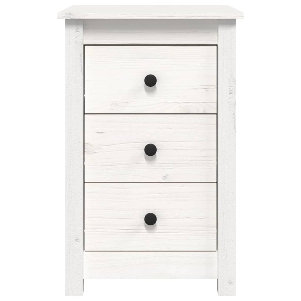 Night bedside table White pine wood 40x35x61.5 cm