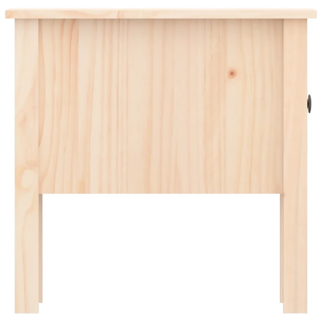 Mesa auxiliar de madera maciza de pino 50x50x49 cm vidaXL