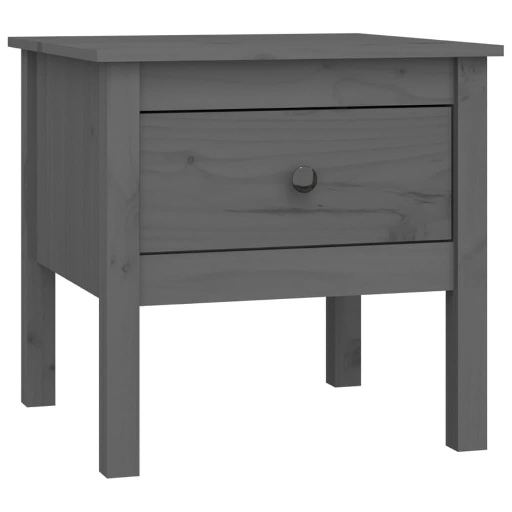 Auxiliary table 2 uds gray pine wood 50x50x49 cm