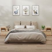 Tables de chevet 2 pcs en bois de pin massif 60x34x51 cm V3566 Vetonek