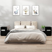 Tables de chevet 2 pcs bois de pin noir massif 60x34x51 cm v3641 Vetonek