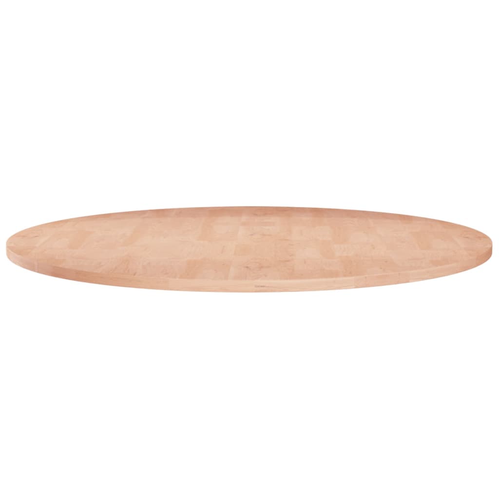 Vetonek Superficie de mesa redonda madera de roble sin tratar Ø60x1,5cm