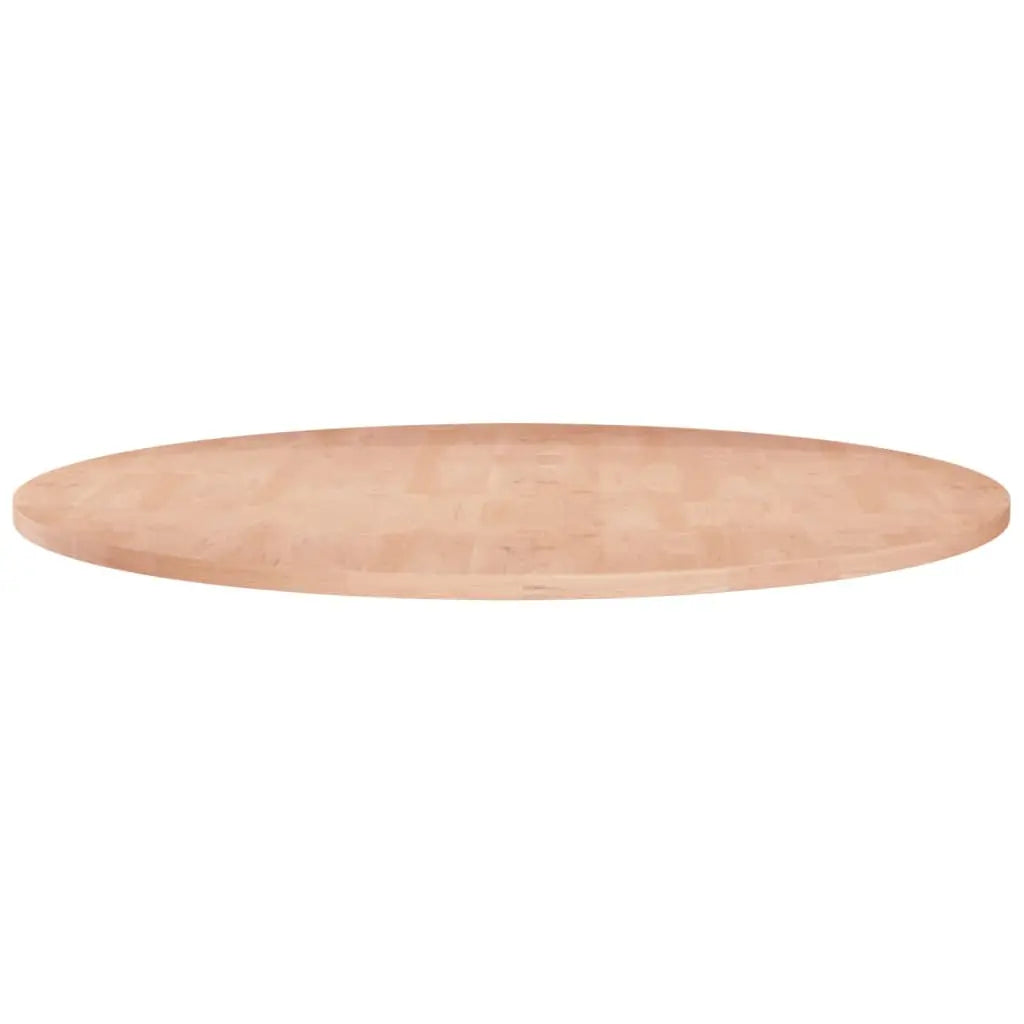 Vetonek Superficie de mesa redonda madera de roble sin tratar Ø80x1,5cm