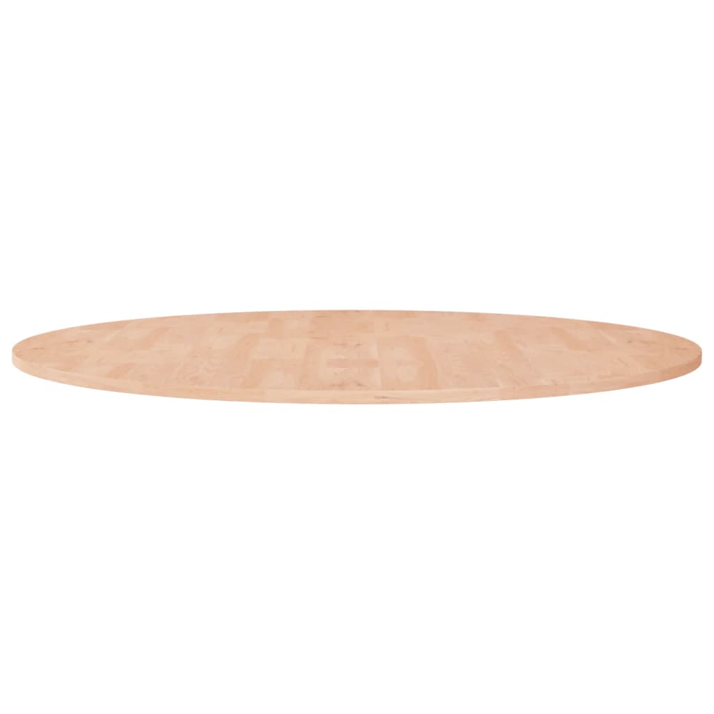 Vetonek Superficie de mesa redonda madera de roble sin tratar Ø90x1,5cm