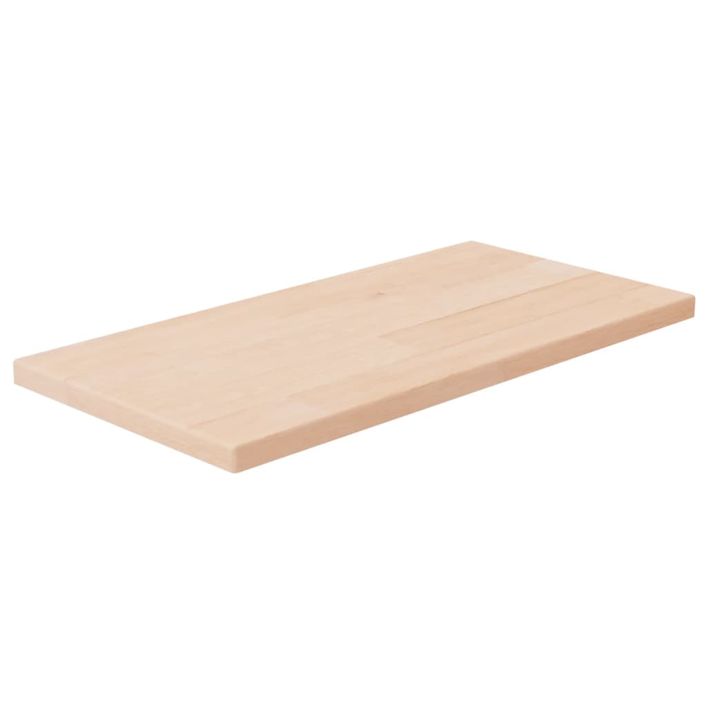 Vetonek Tabla de estantería madera maciza roble sin tratar 40x20x1,5 cm