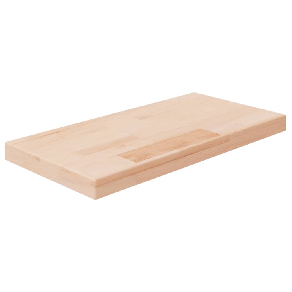 Tabla de estantería madera maciza roble sin tratar 40x20x2,5 cm v9278 Vetonek