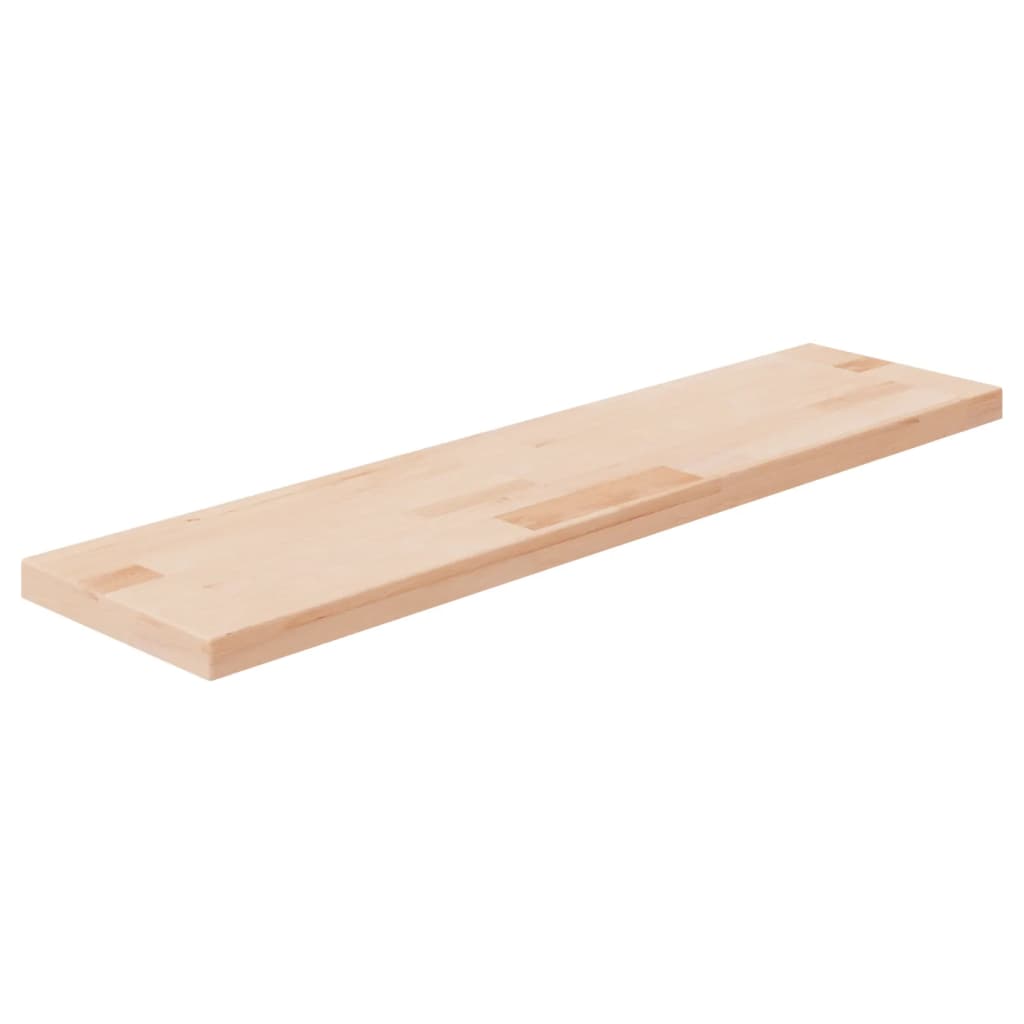 Vetonek Tabla de estantería madera maciza roble sin tratar 80x20x2,5 cm