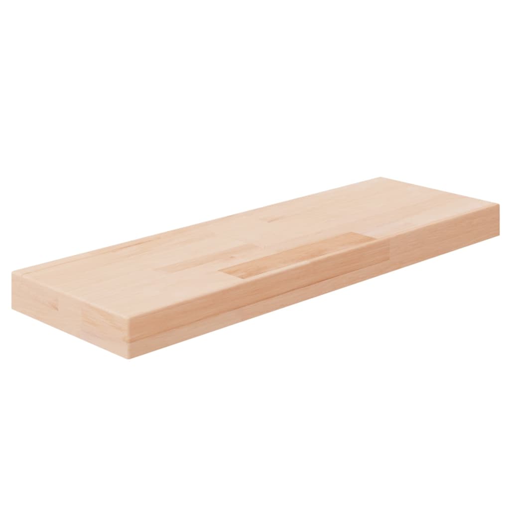 Tabla de estantería madera maciza roble sin tratar 60x20x4 cm