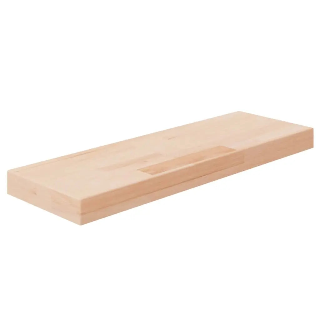 Vetonek Tabla de estantería madera maciza roble sin tratar 60x20x4 cm