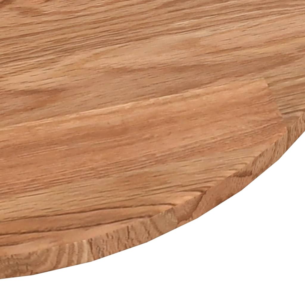 Planche ronde Brown Brown Oak Wood Ø30x1,5 cm