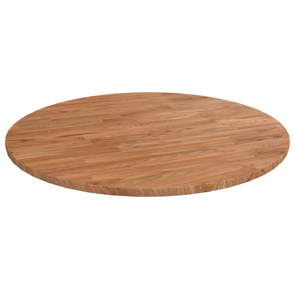 Vetonek Tablero de mesa redonda madera de roble marrón claro Ø60x1,5 cm