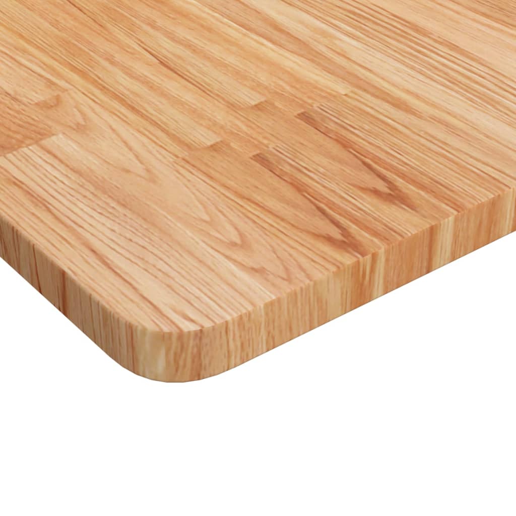 Planche carrée bois brun clair chêne 90x90x2,5 cm