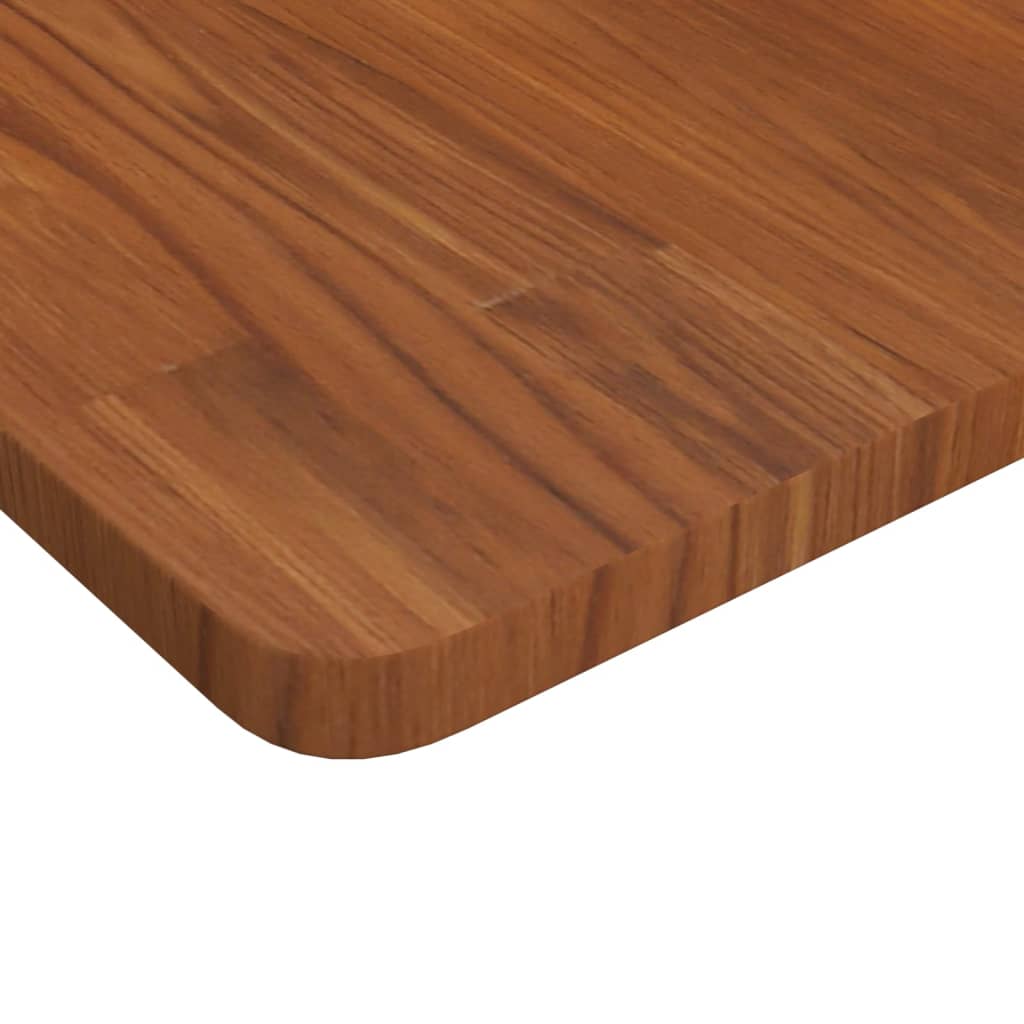 Tabela de madeira marrom escura de madeira 80x80x2.5cm Oak