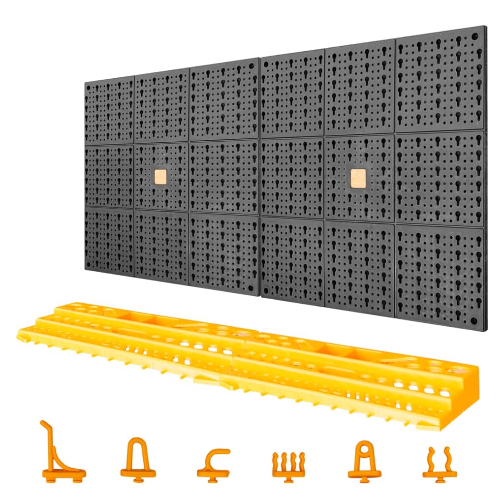 Panel de herramientas 500x1000 mm 50 ganchos PP