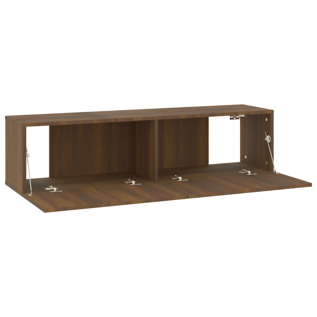 Mueble pared TV madera roble marrón 120x30x30 cm vidaXL