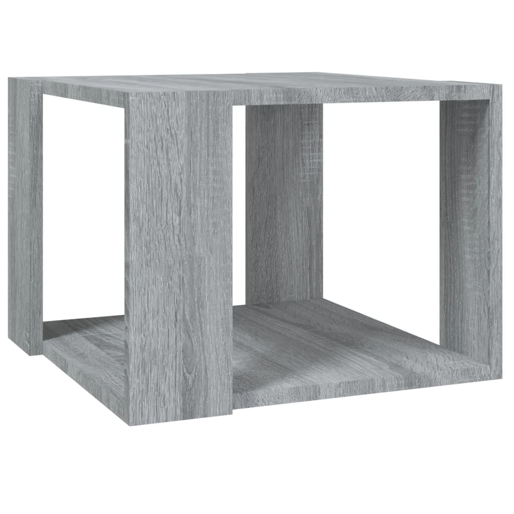 Mesa de centro madera gris Sonoma 40x40x30 cm vidaXL