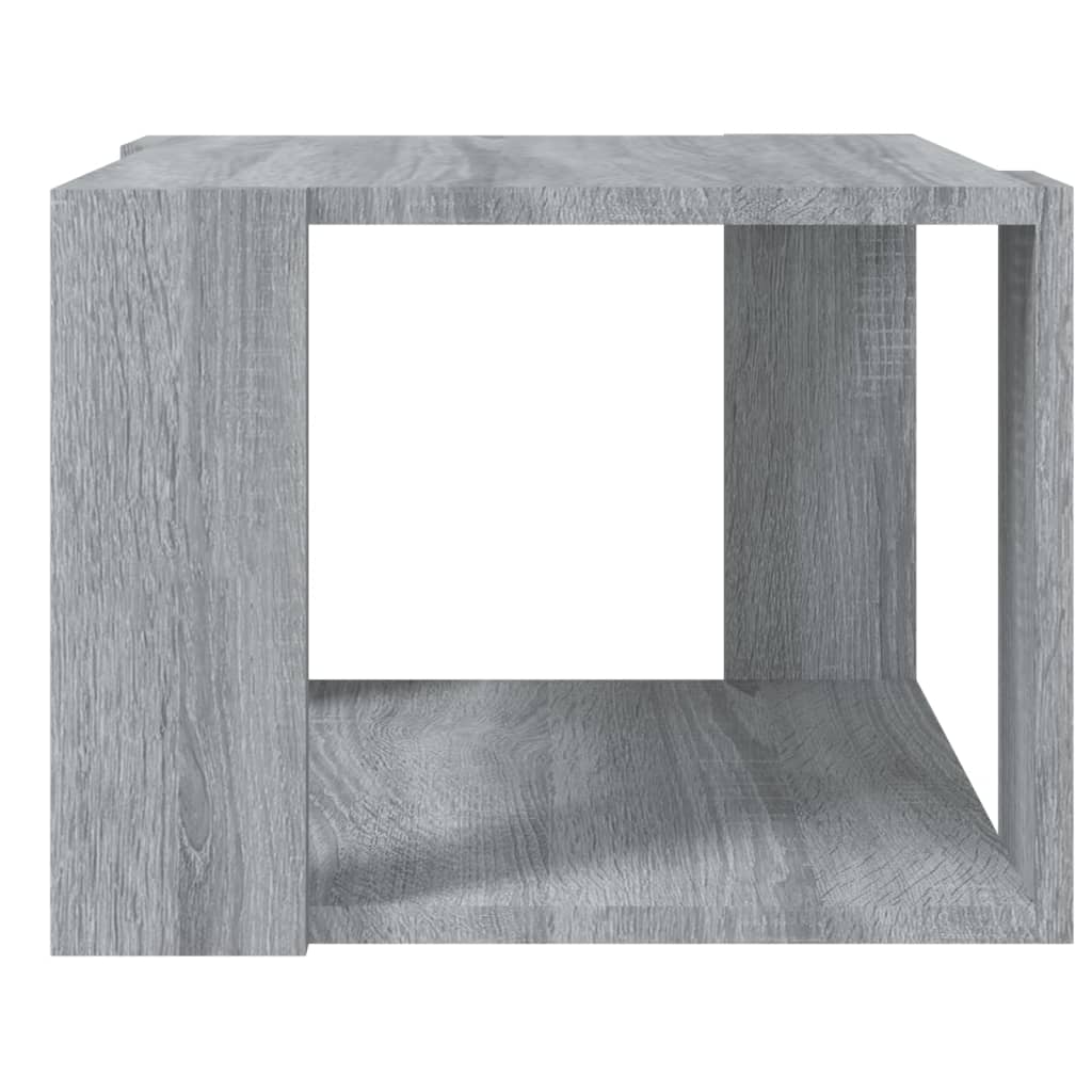 Mesa de centro madera gris Sonoma 40x40x30 cm vidaXL