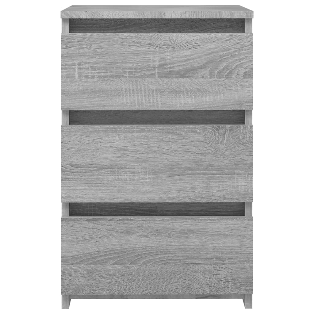 Mesita de noche madera gris Sonoma 40x35x62,5 cm - Vetonek