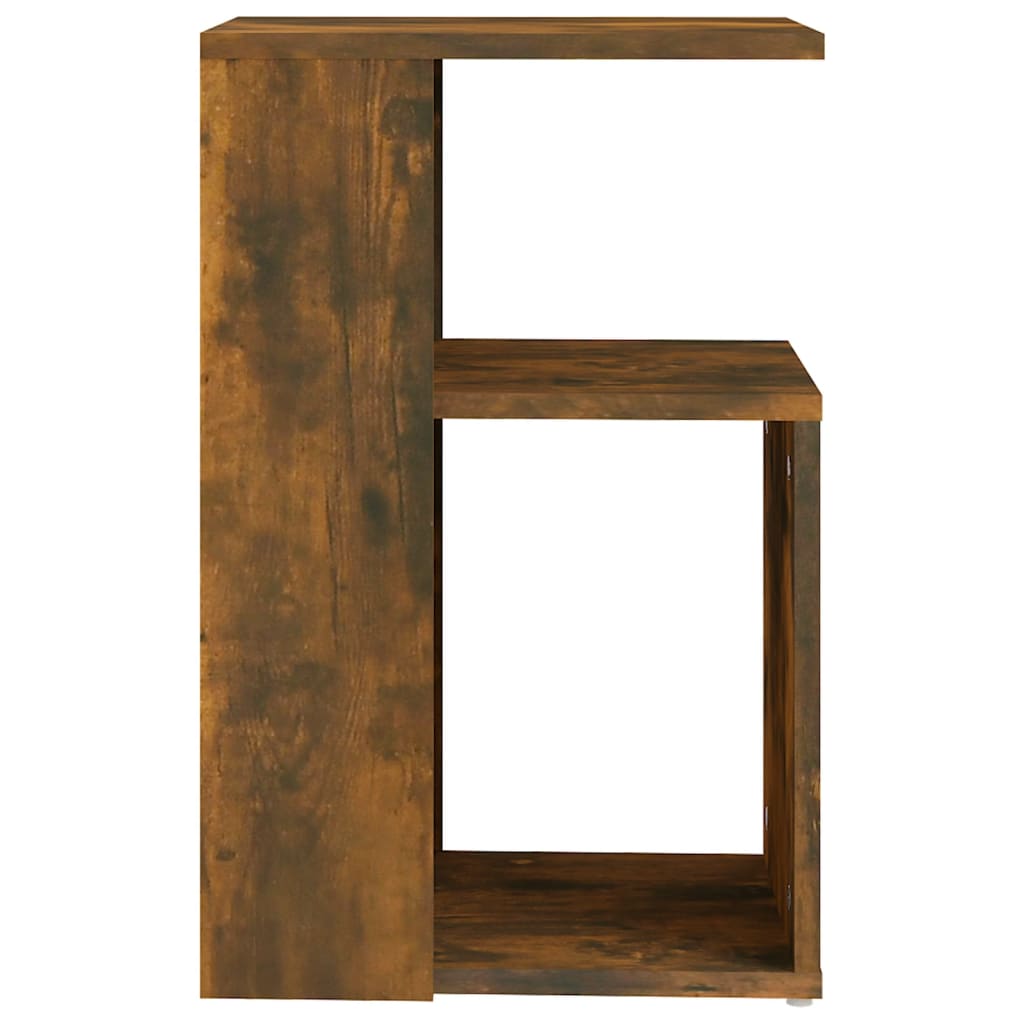 Ahumado oak wood auxiliary table 36x30x56 cm