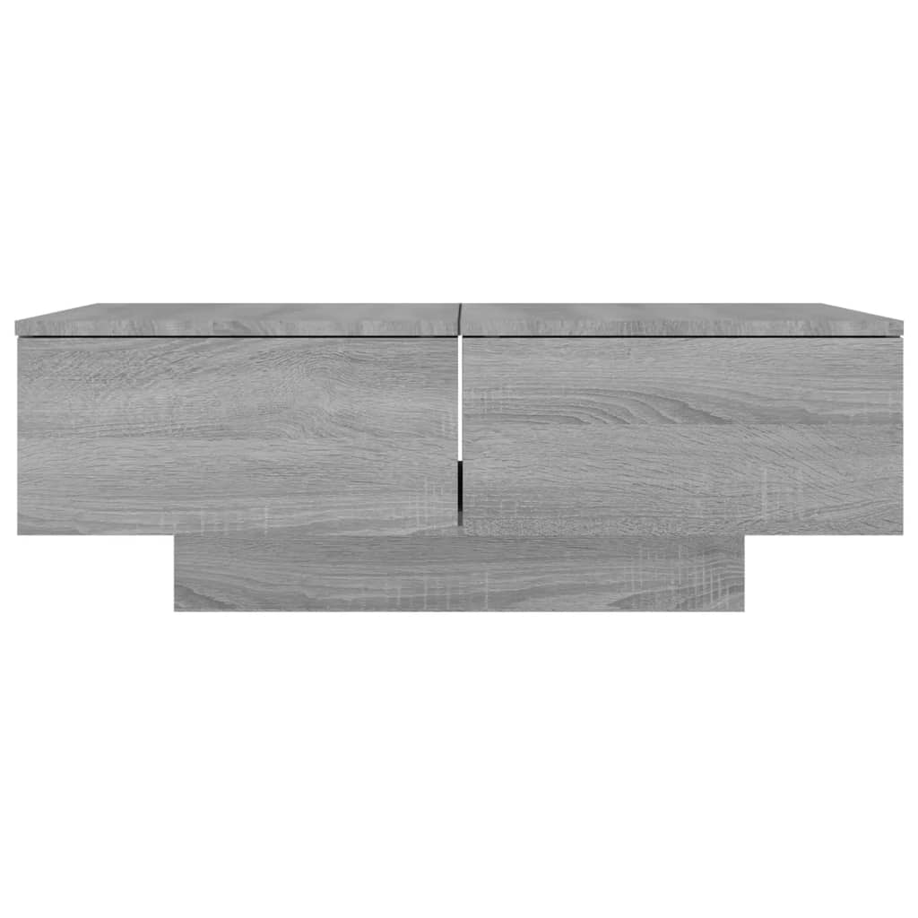 Mesa de centro madera gris Sonoma 90x60x31 cm