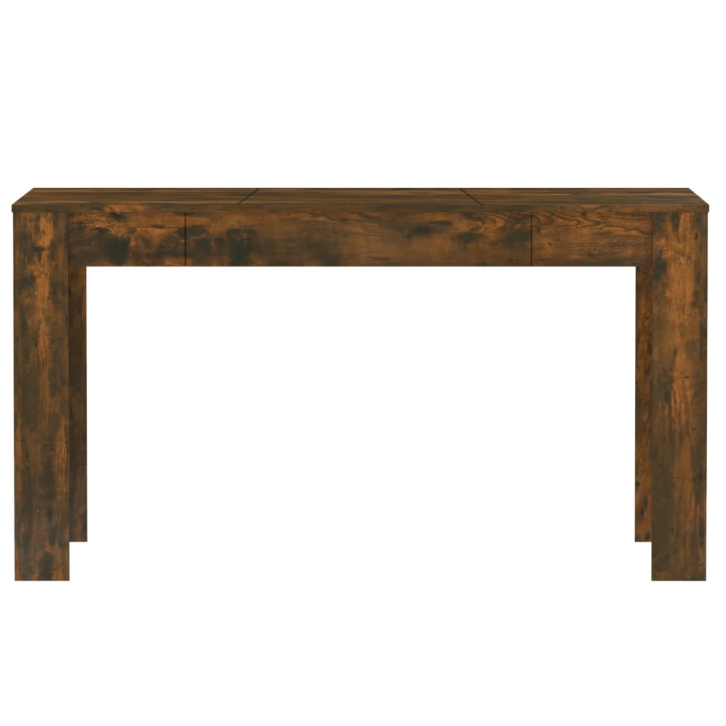 Smoked oak wood dining table 140x74,5x76 cm