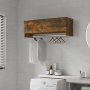 Smoked oak plywood cabinet 100x32.5x35 cm v2759 Vetonek