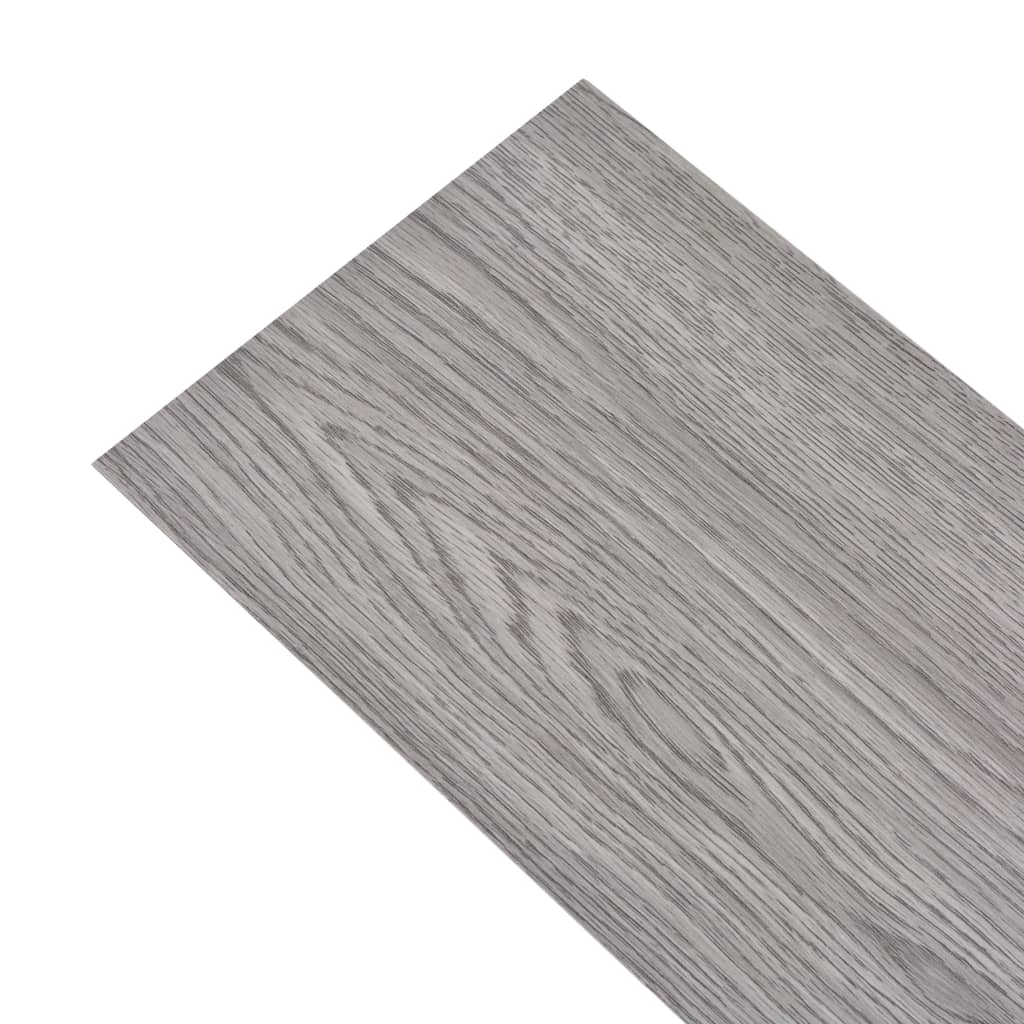 Lamas para suelo de PVC autoadhesivas gris oscuro 2,51 m² 2 mm - Vetonek