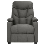 Sillón de masaje eléctrico tela gris oscuro V9864 Vetonek