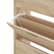 Sapateira em compensado de carvalho Sonoma 63x24x103 cm V5223 Vetonek