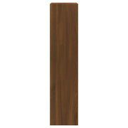 Sapateira em contraplacado castanho carvalho 63x24x103 cm V5285 Vetonek