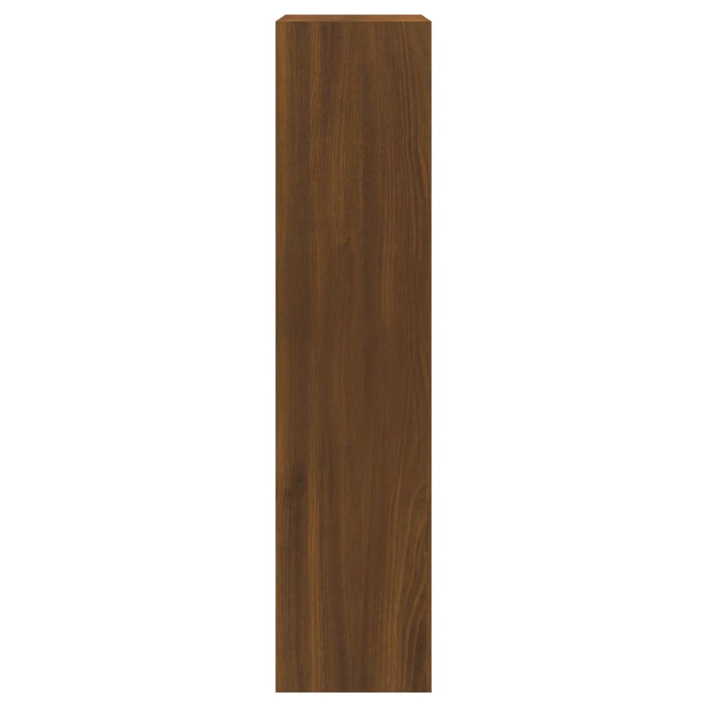 Sapateira em contraplacado castanho carvalho 63x24x103 cm V5285 Vetonek