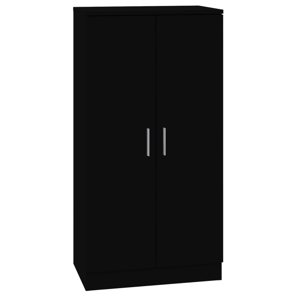 Mueble zapatero madera negro 55x35x108 cm vidaXL