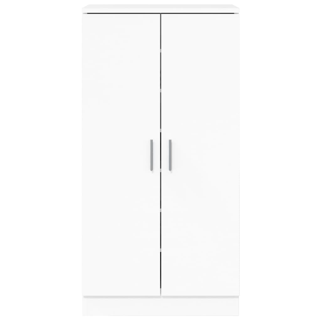 Mueble zapatero madera blanco brillo 55x35x108 cm vidaXL