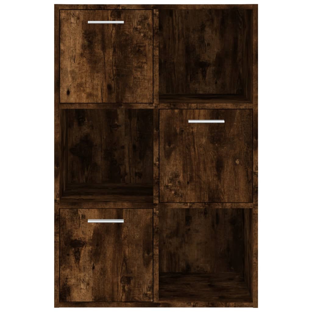 Mueble de almacenaje roble ahumado 60x29,5x90 cm