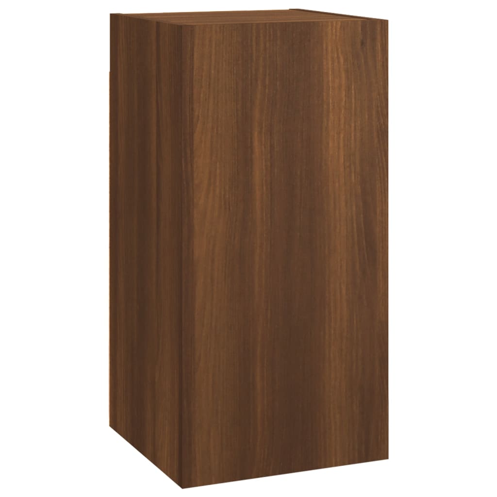 Móveis de TV 2 UDs Woods Oak Brown 30,5x30x60 cm