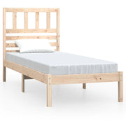 Vetonek Estructura de cama sin colchón madera maciza de pino 90x200 cm