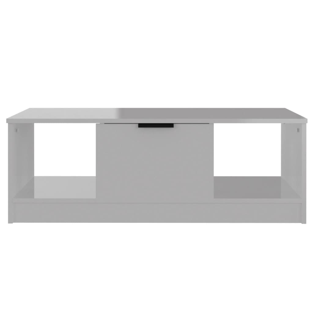 Centro Mesa White Engineering Brillo 102x50x36 cm