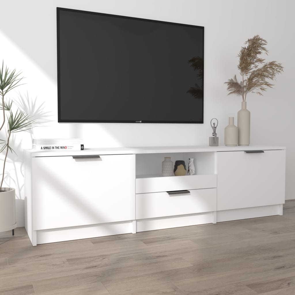 Mueble para TV madera blanco 140x35x40 cm vidaXL